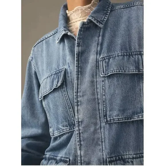 Favorite Daughter The Carly Cargo Jacket Size Small (new without tags) - Picture 4 of 15